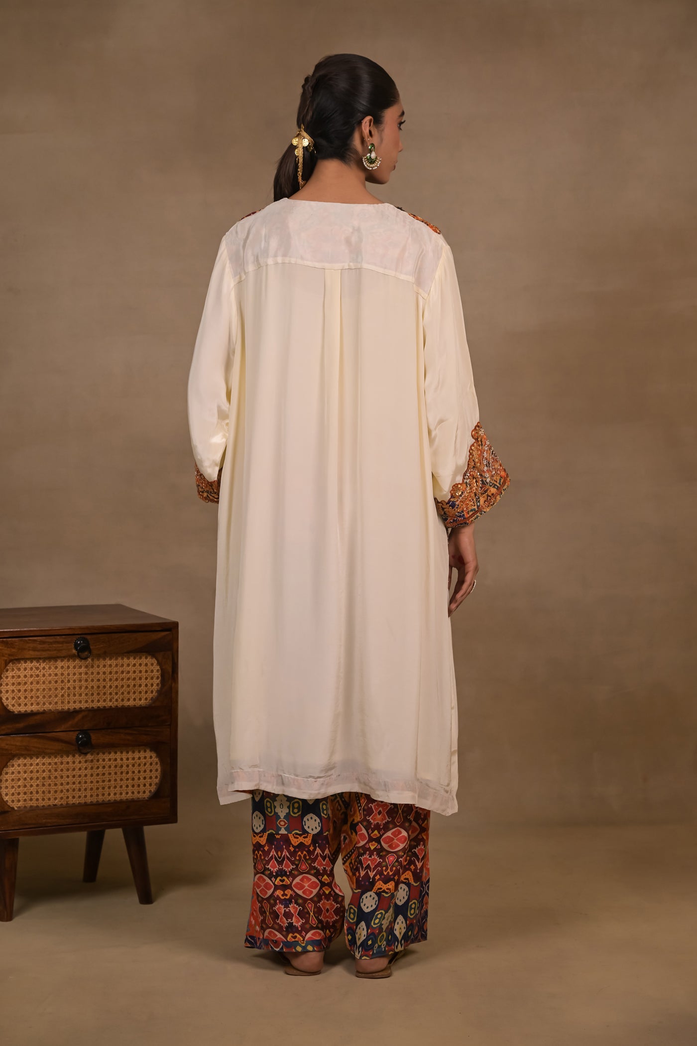 Ivory Regal Embellished Kurta Set