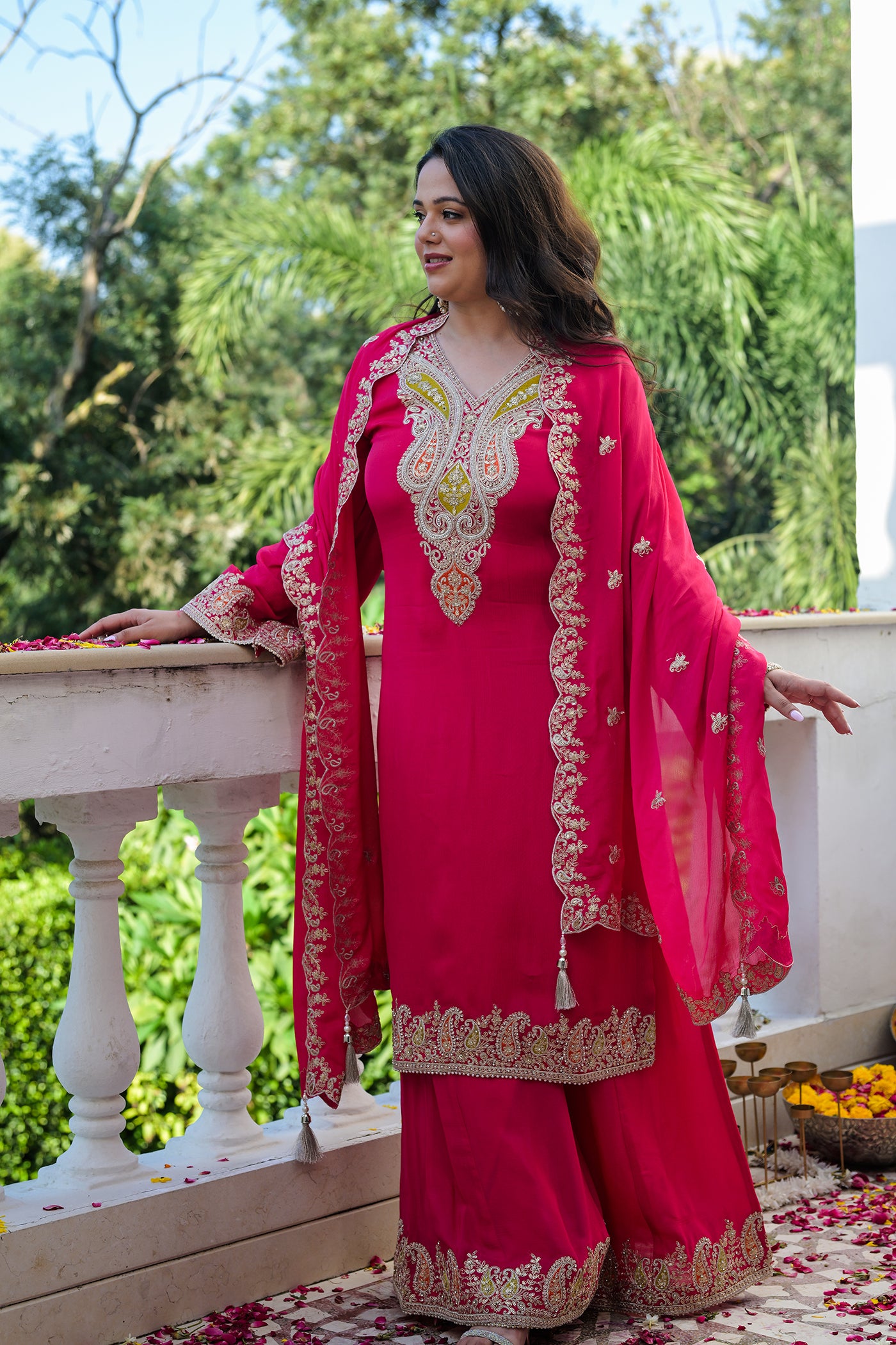 Sudiksha gupta In Red Kurta Set