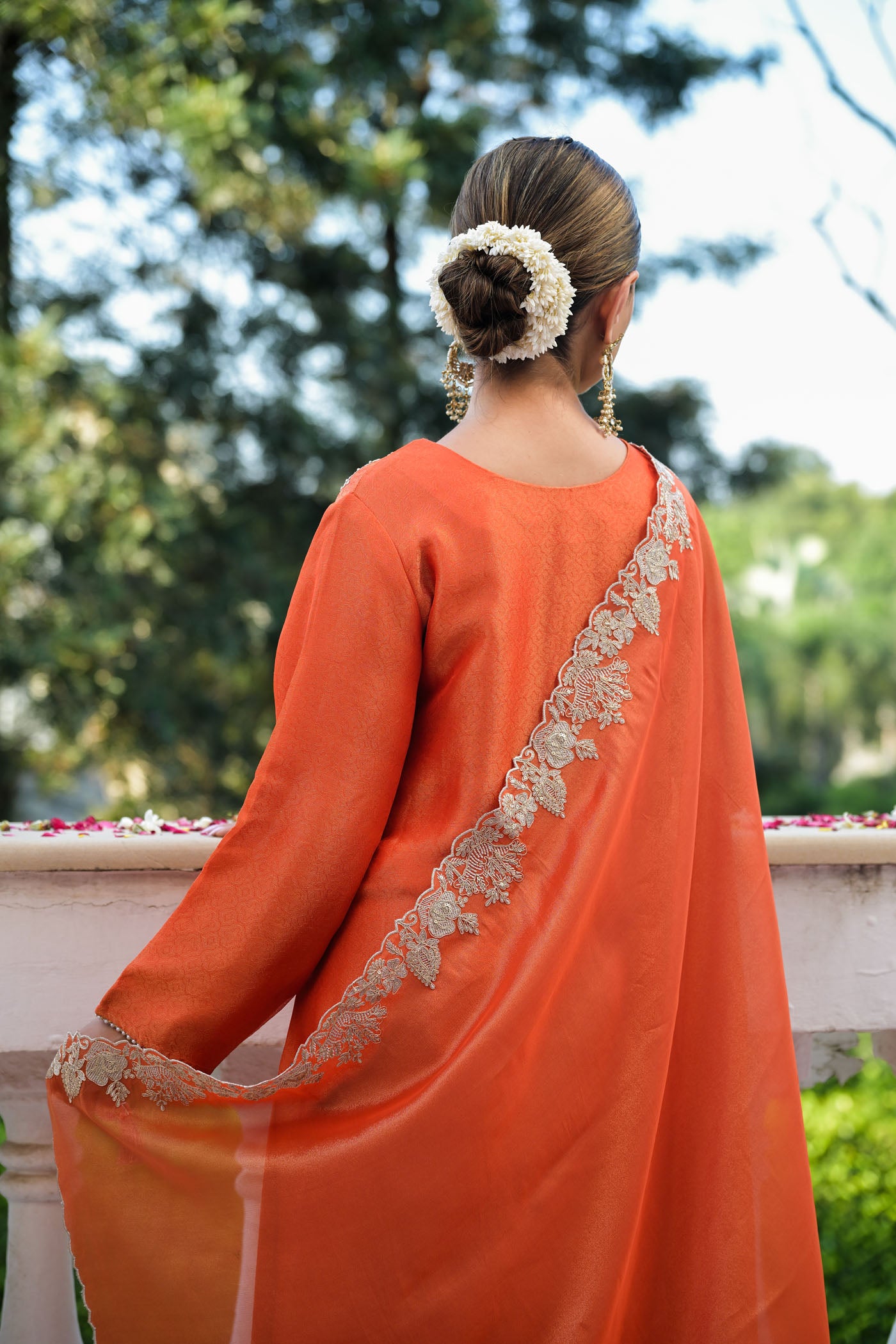 Sunset Glow Embroidered kurta Set