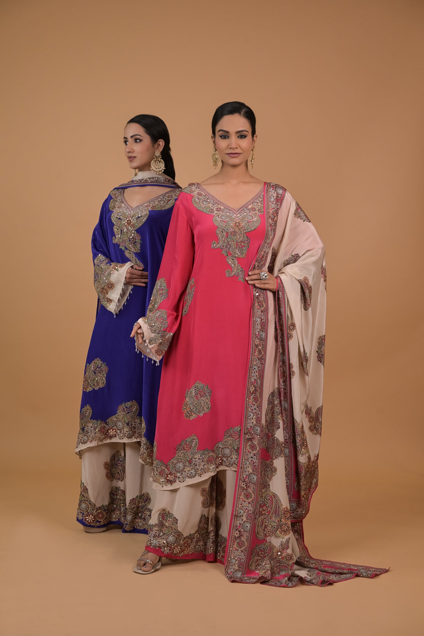 Zaria Sheesha Festive Kurta Set