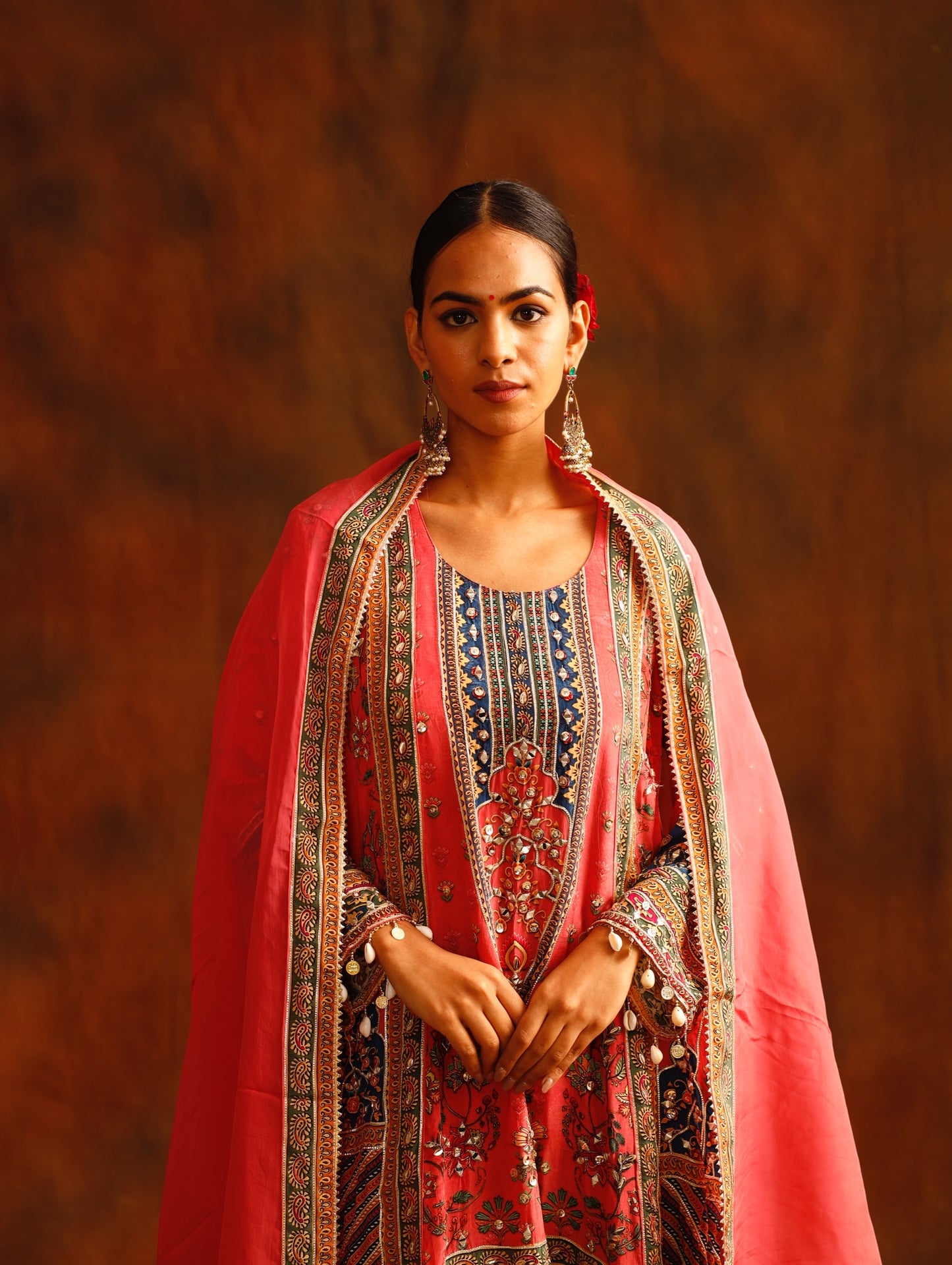 Pink Sharara Set