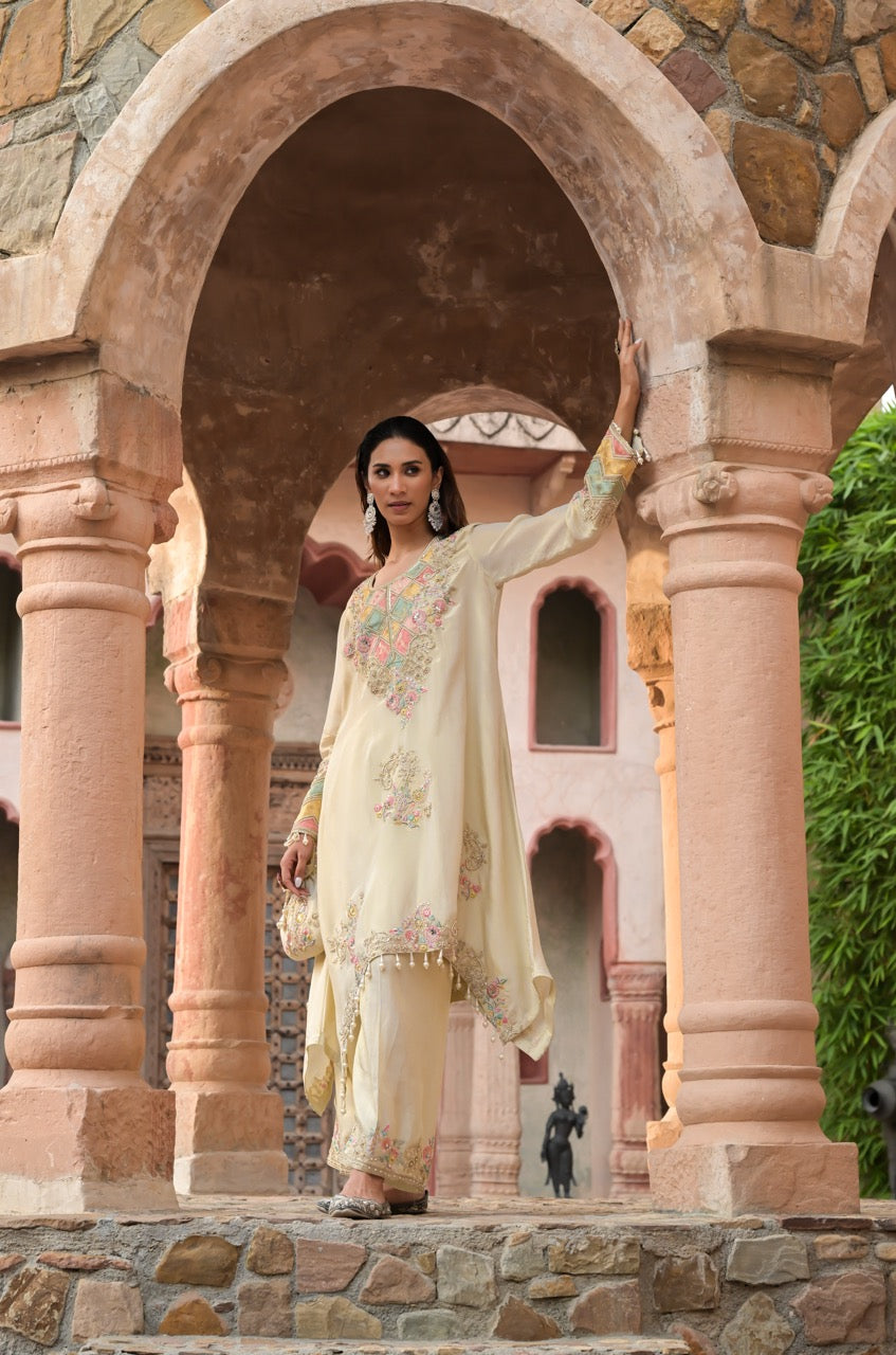 Ivory Kurta Set