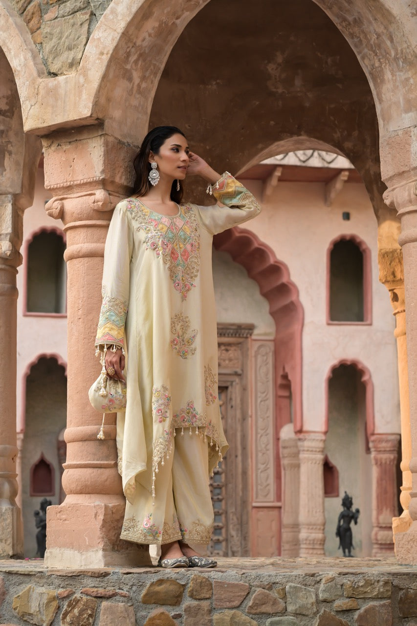 Ivory Kurta Set