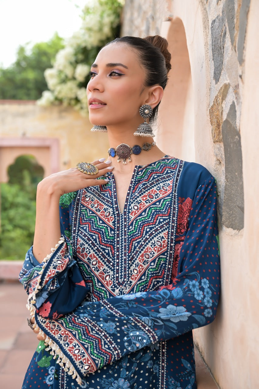 Nayab Midnight Bloom Set