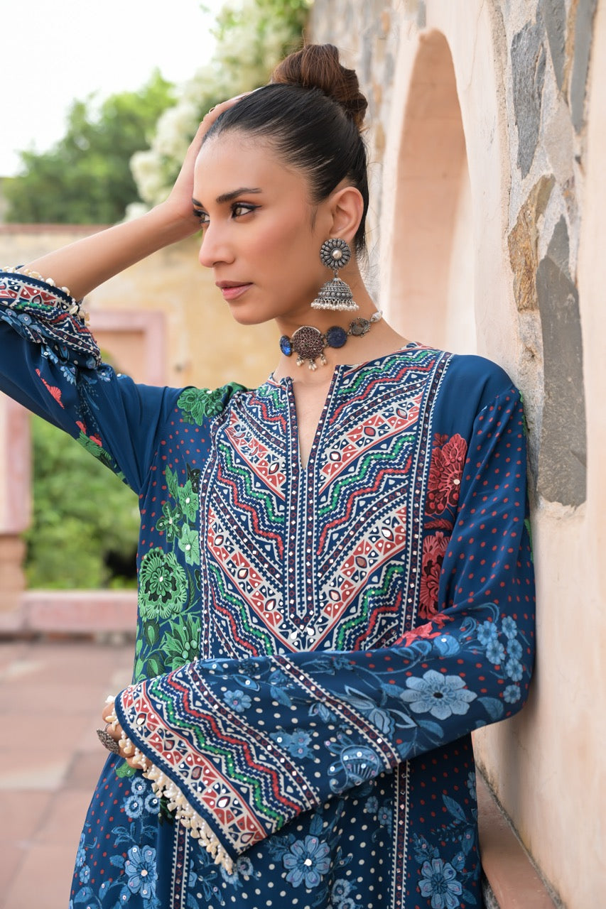 Nayab Midnight Bloom Set