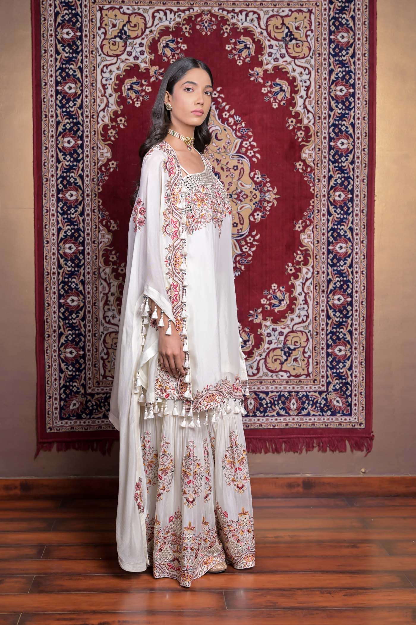Serene Embellishment Kurta Plazo Set