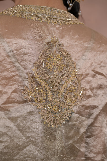 Aurelia Crushed Tissue Lehenga
