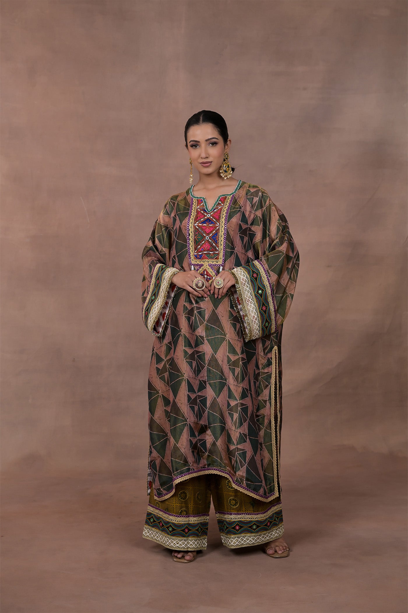 Vanya Print Feather Coord