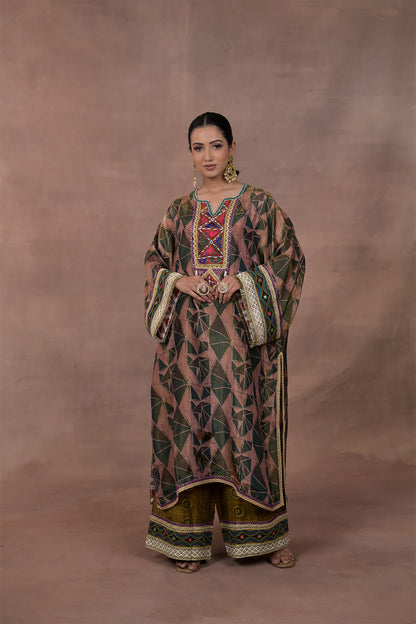 Vanya Print Feather Coord