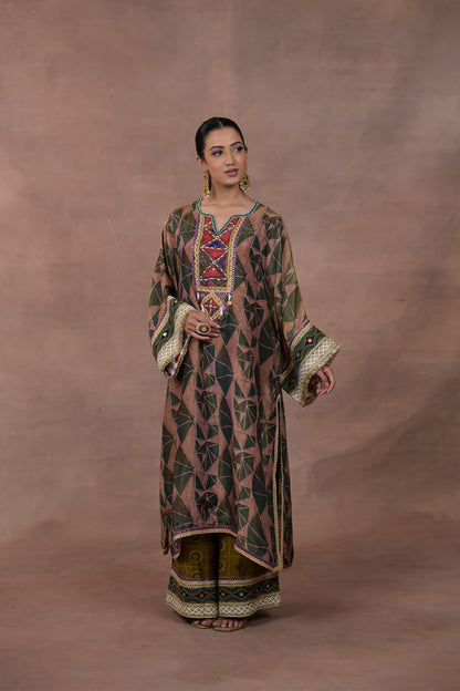 Vanya Print Feather Coord