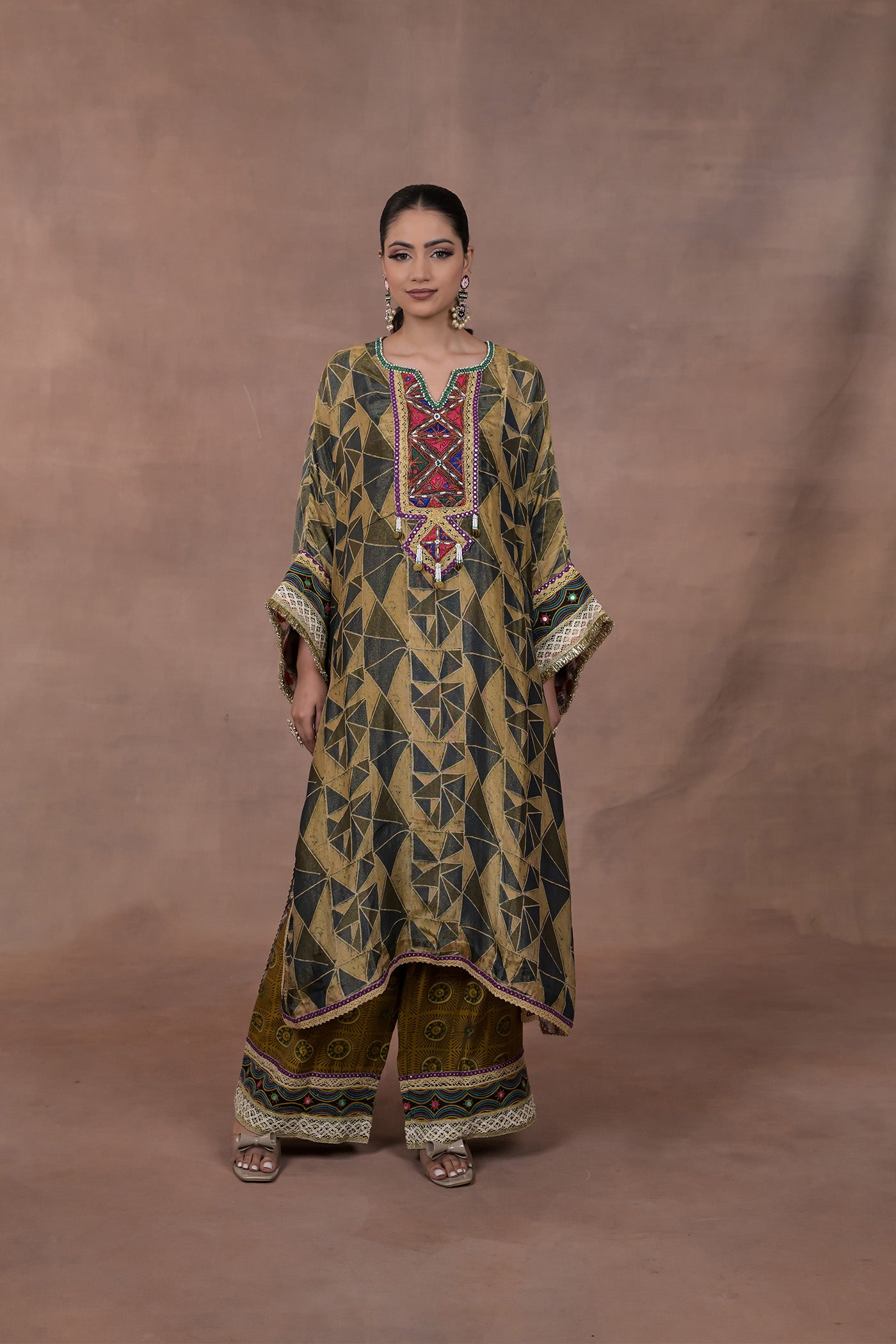 Vanya Print Feather Coord