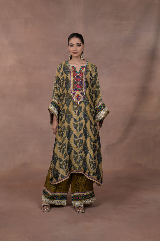 Vanya Print Feather Coord