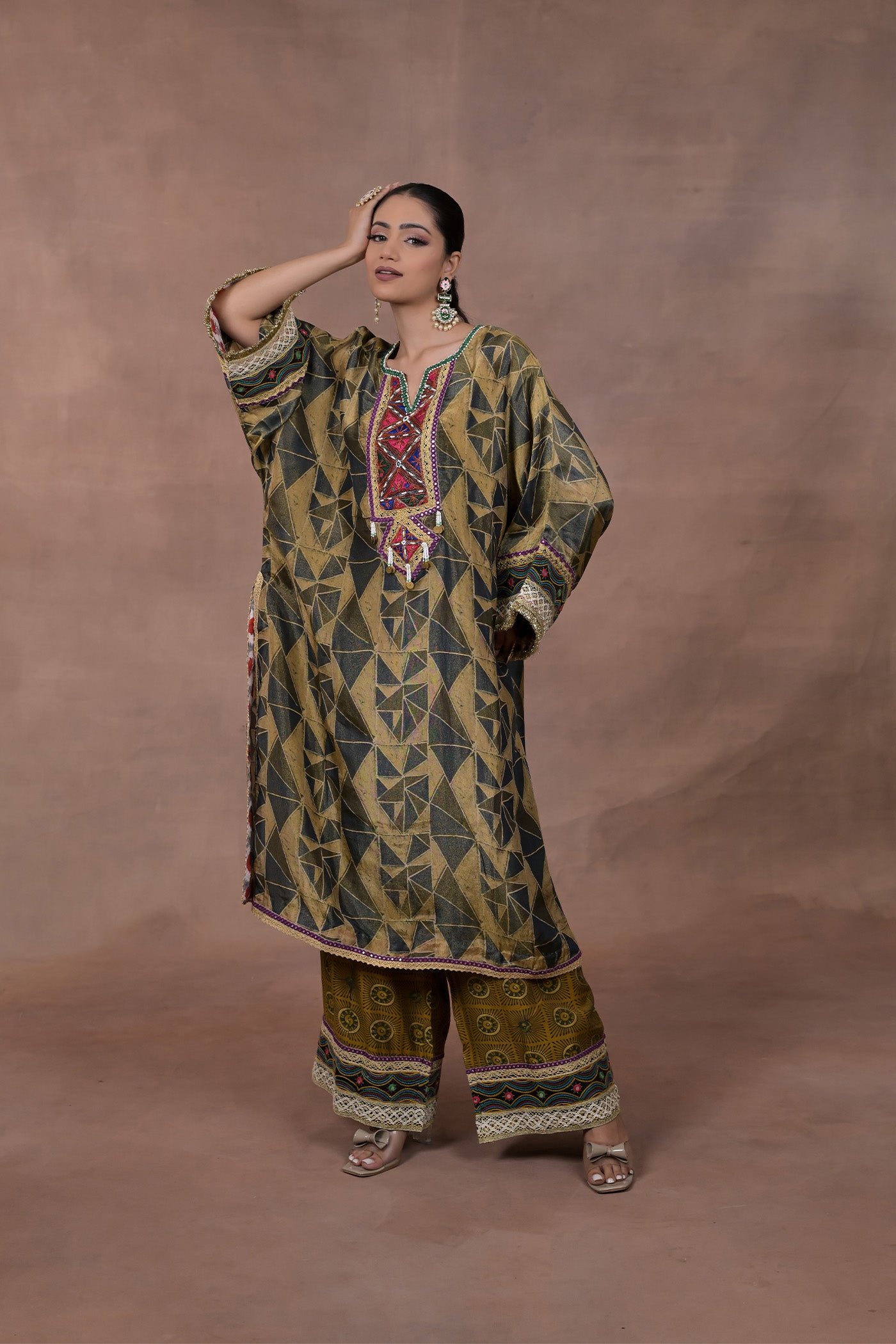 Vanya Print Feather Coord
