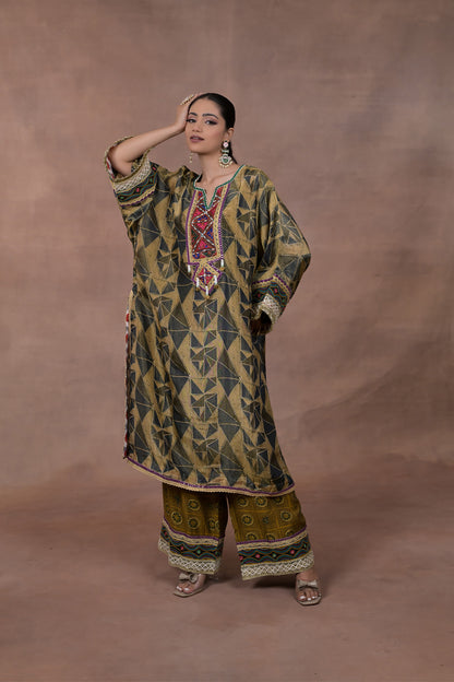 Vanya Print Feather Coord