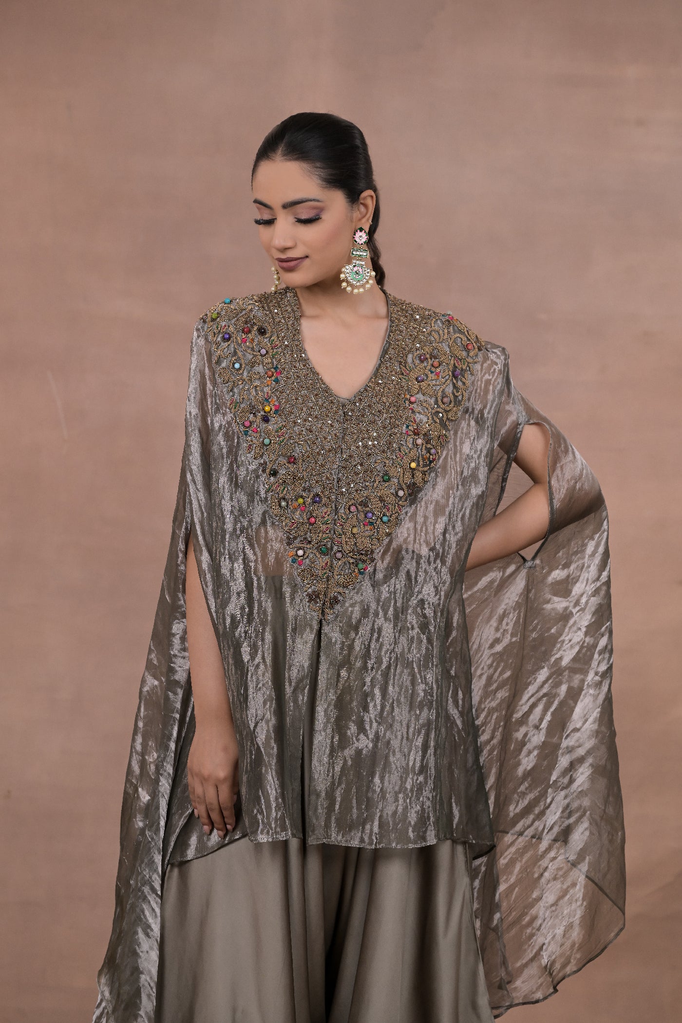 Aahana Tissue Indo Western