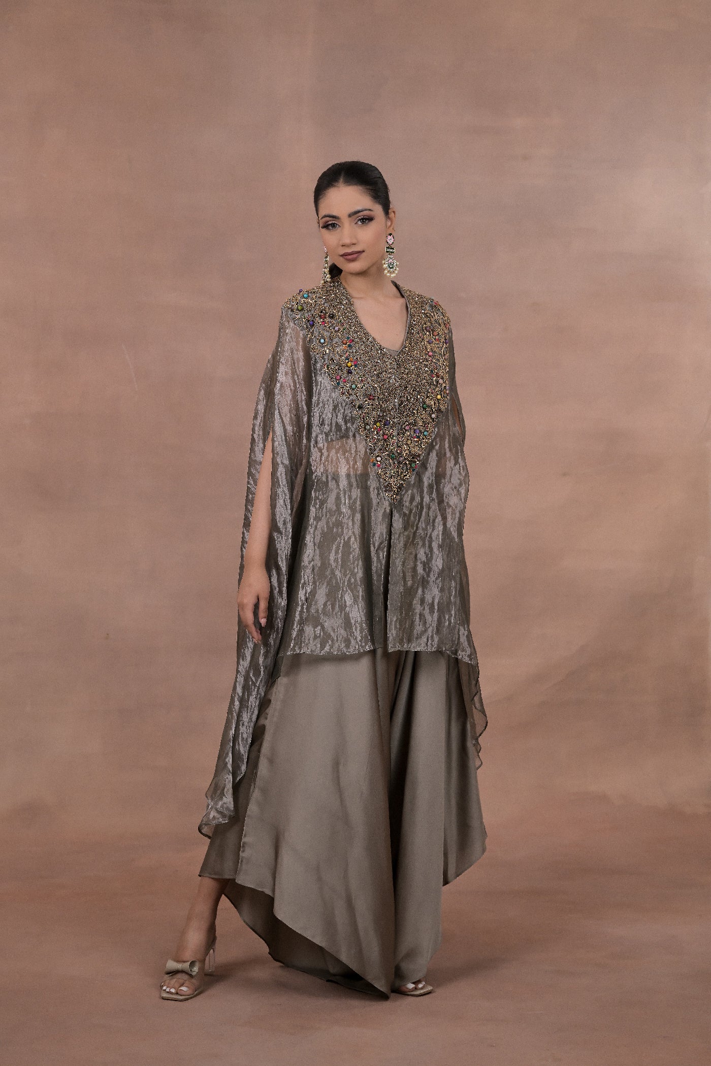 Aahana Tissue Indo Western