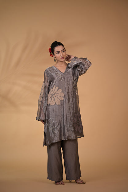 Pearl Glow Tissue Co-ord Set