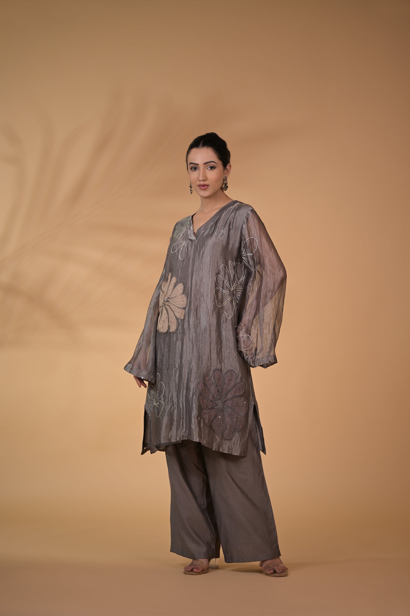 Pearl Glow Tissue Co-ord Set