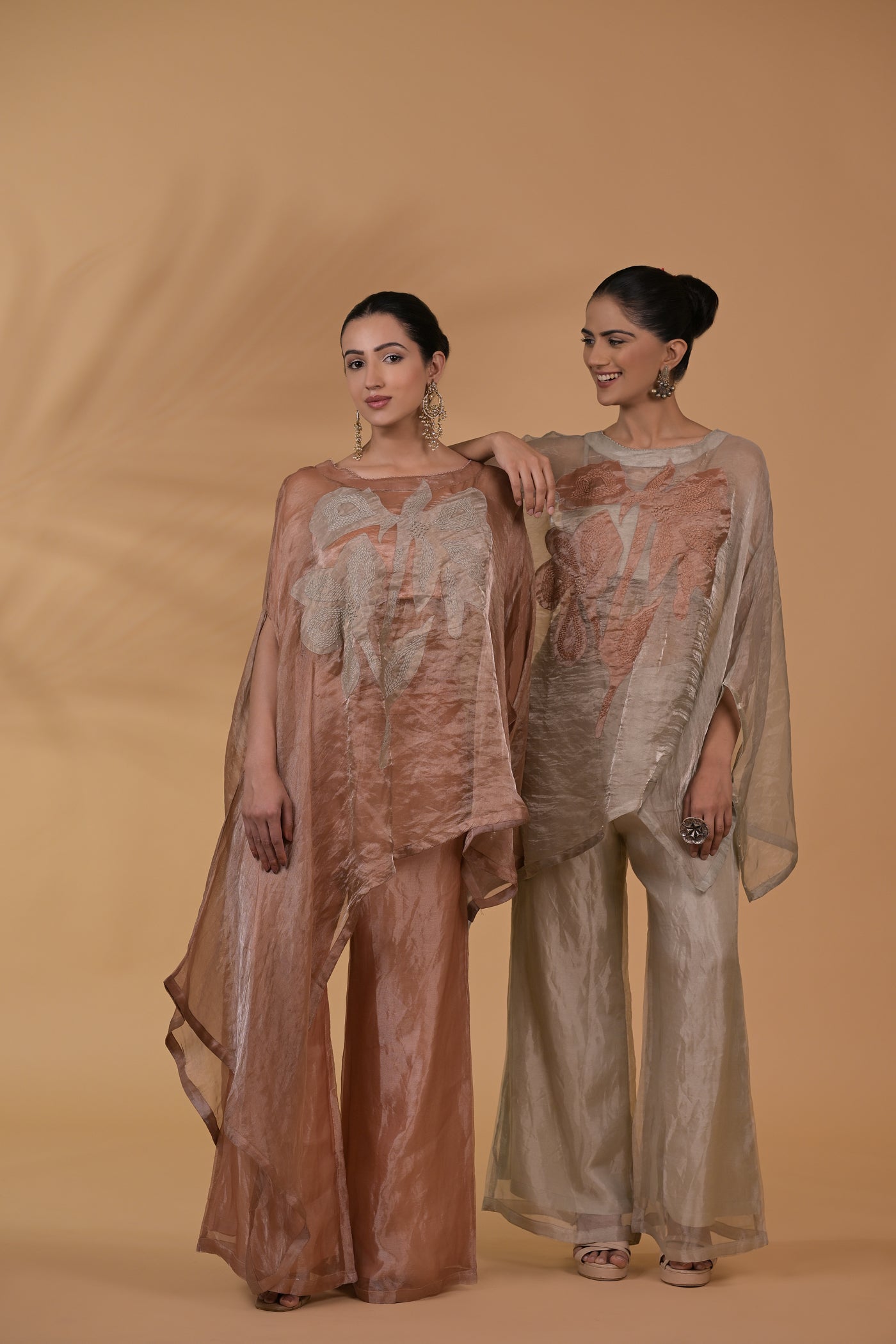 Rose Sheen Tissue Co-ord Set