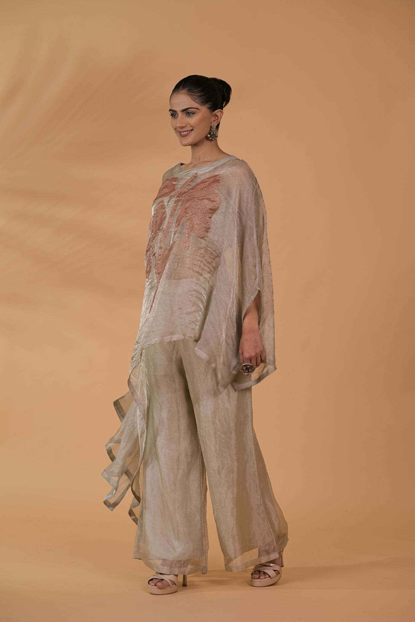Rose Sheen Tissue Co-ord Set