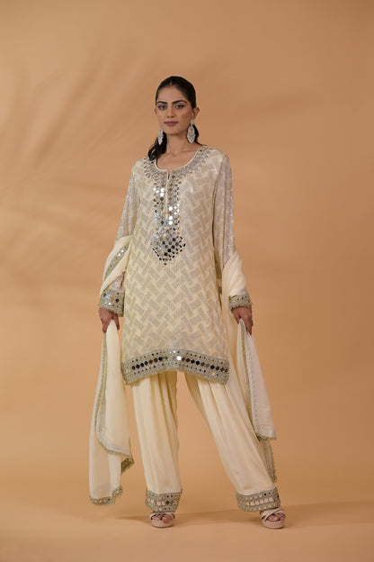 Noor Sheesha Sequin Kurta Set