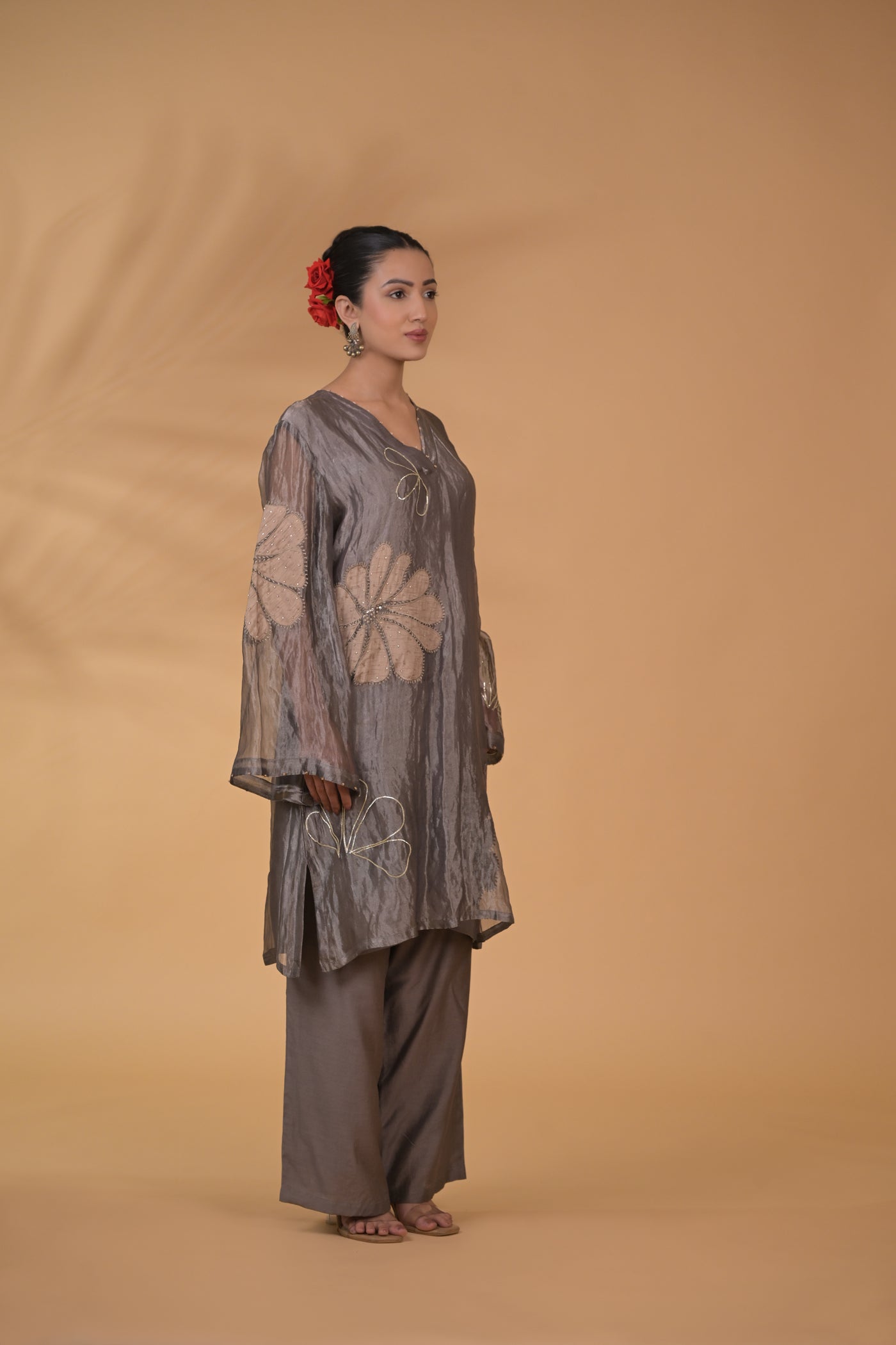 Pearl Glow Tissue Co-ord Set