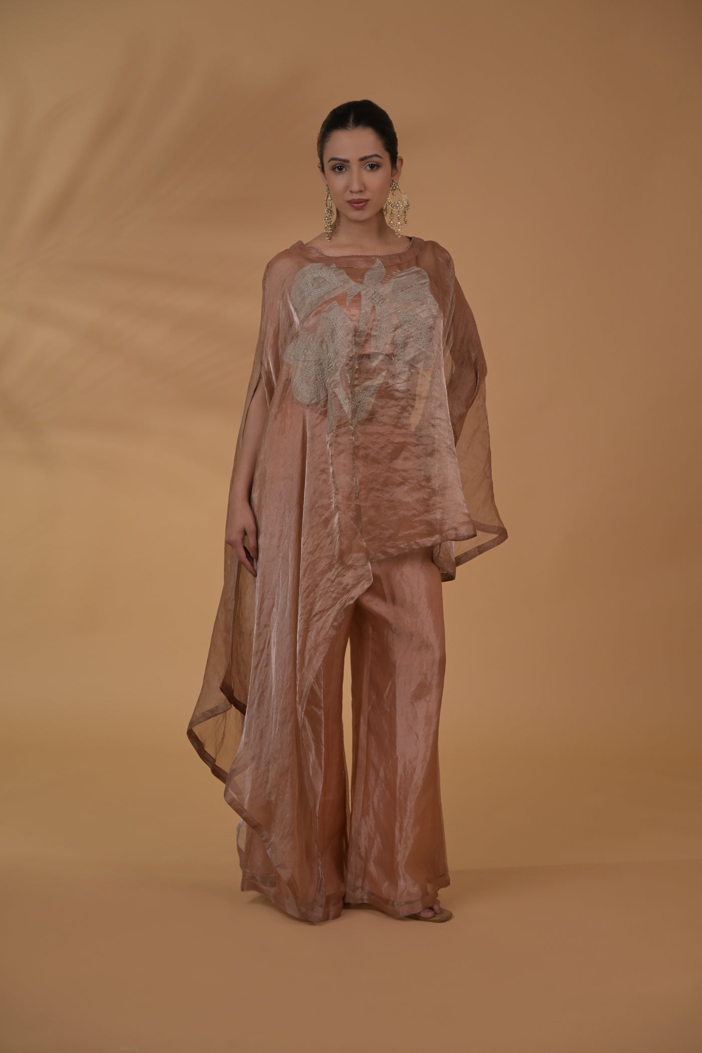 Rose Sheen Tissue Co-ord Set