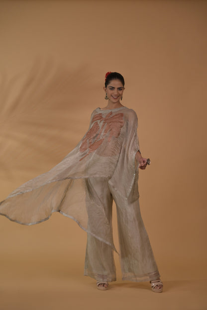 Rose Sheen Tissue Co-ord Set