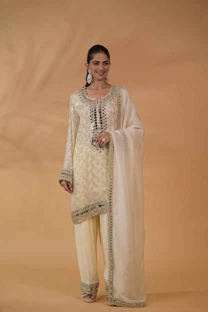 Noor Sheesha Sequin Kurta Set