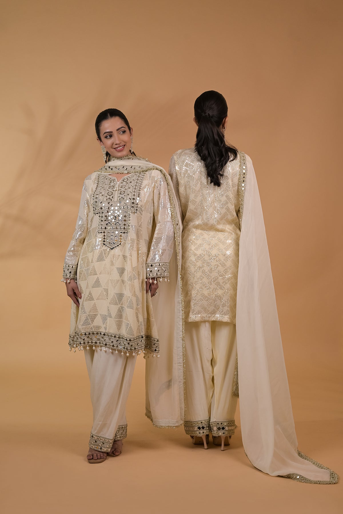 Sheesha Sequin Kurta Set