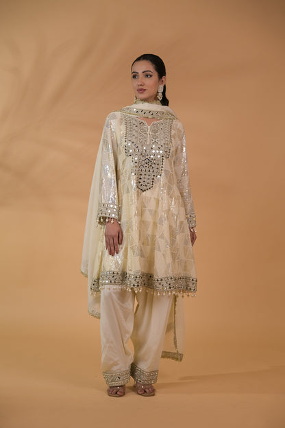 Sheesha Sequin Kurta Set