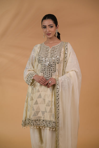 Sheesha Sequin Kurta Set