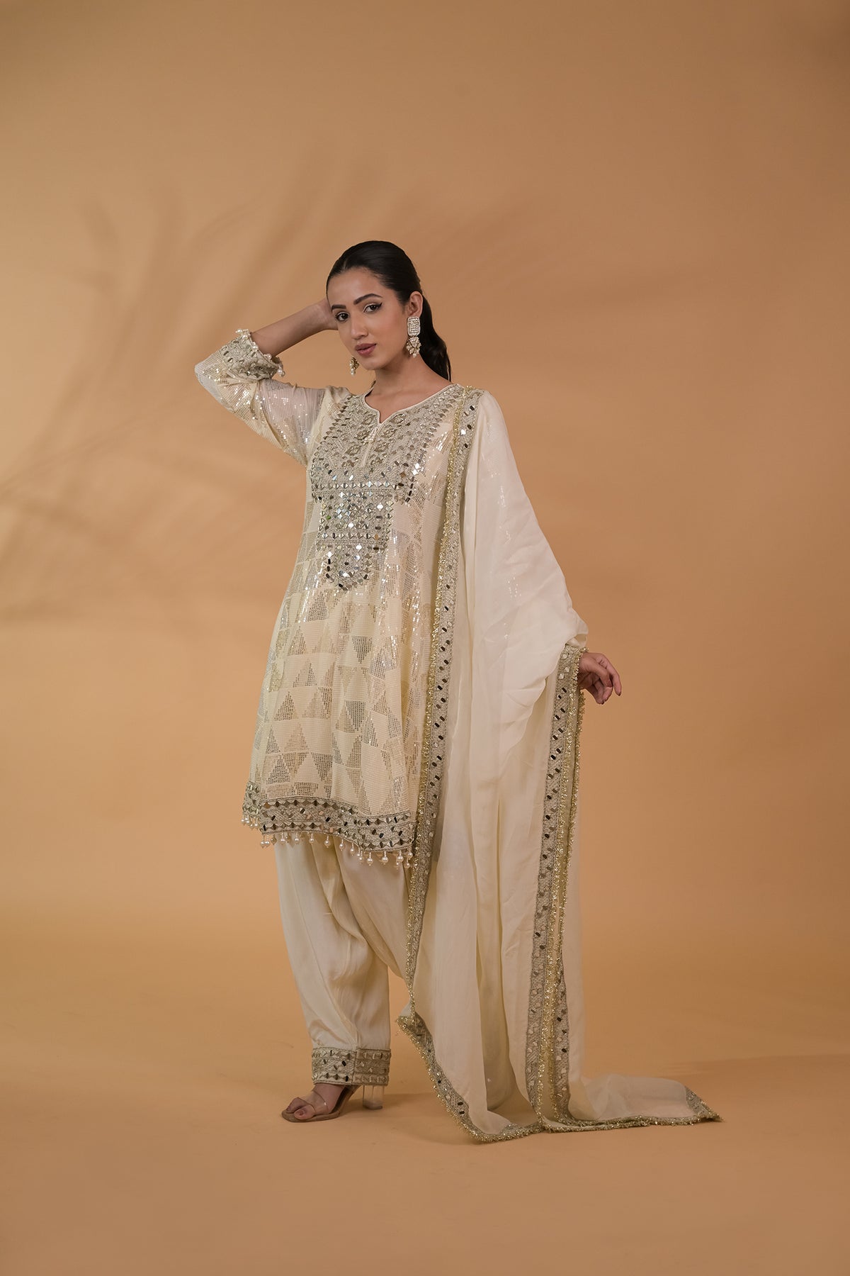 Sheesha Sequin Kurta Set
