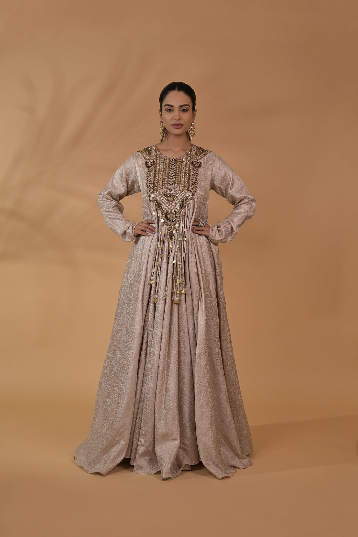 Zaria Brocade Anarkali Set