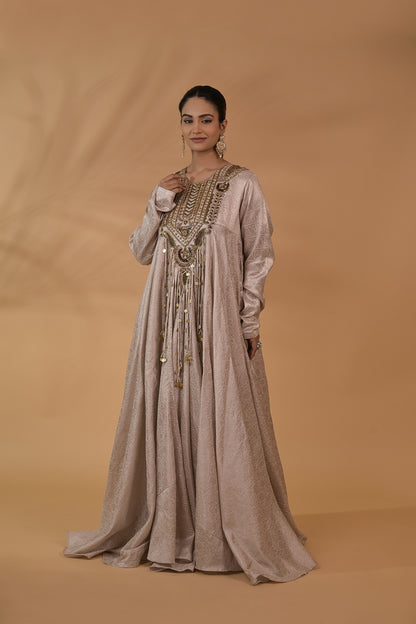 Zaria Brocade Anarkali Set