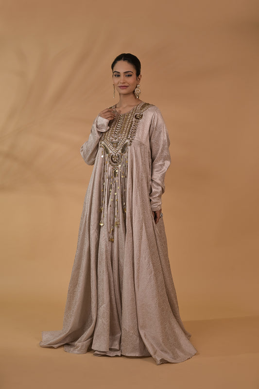 Zaria Brocade Anarkali Set