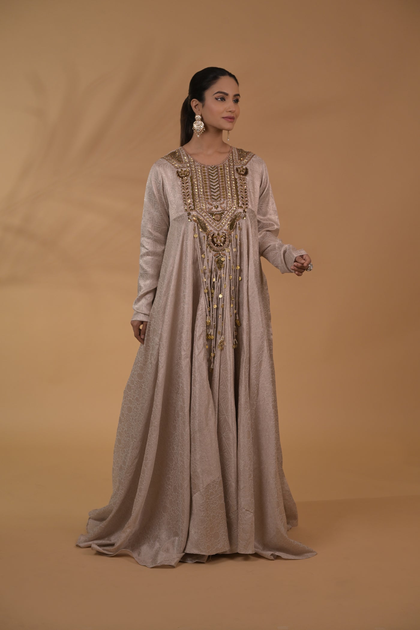 Zaria Brocade Anarkali Set