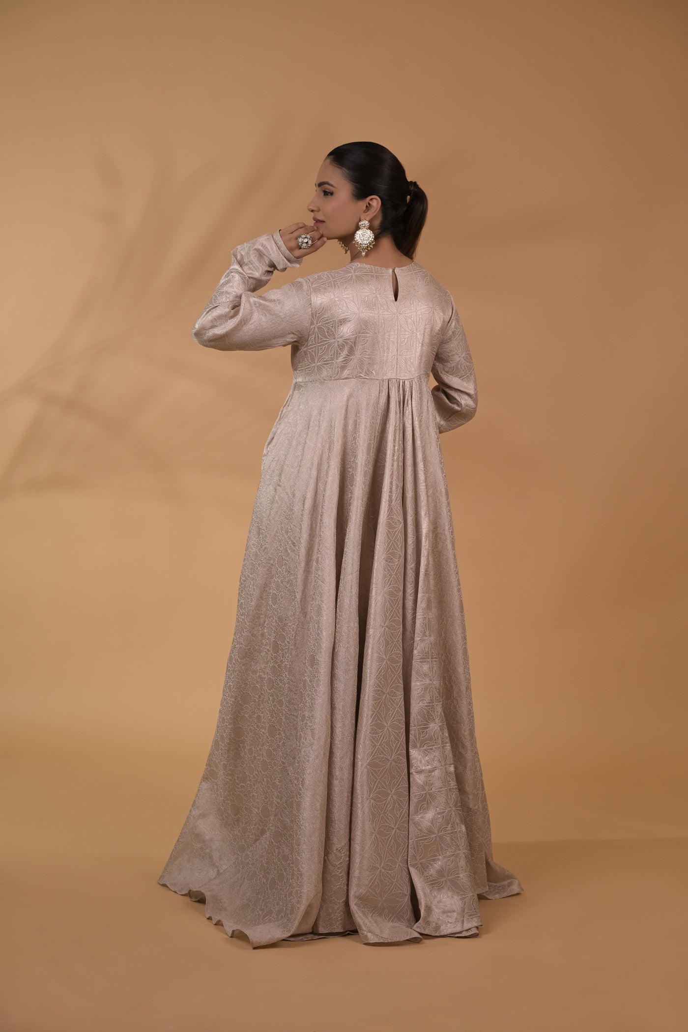 Zaria Brocade Anarkali Set
