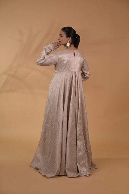 Zaria Brocade Anarkali Set