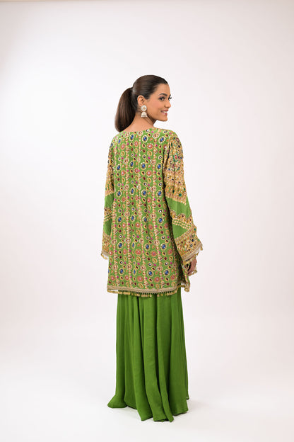 Rangrez Noor Green Co-Ord Set