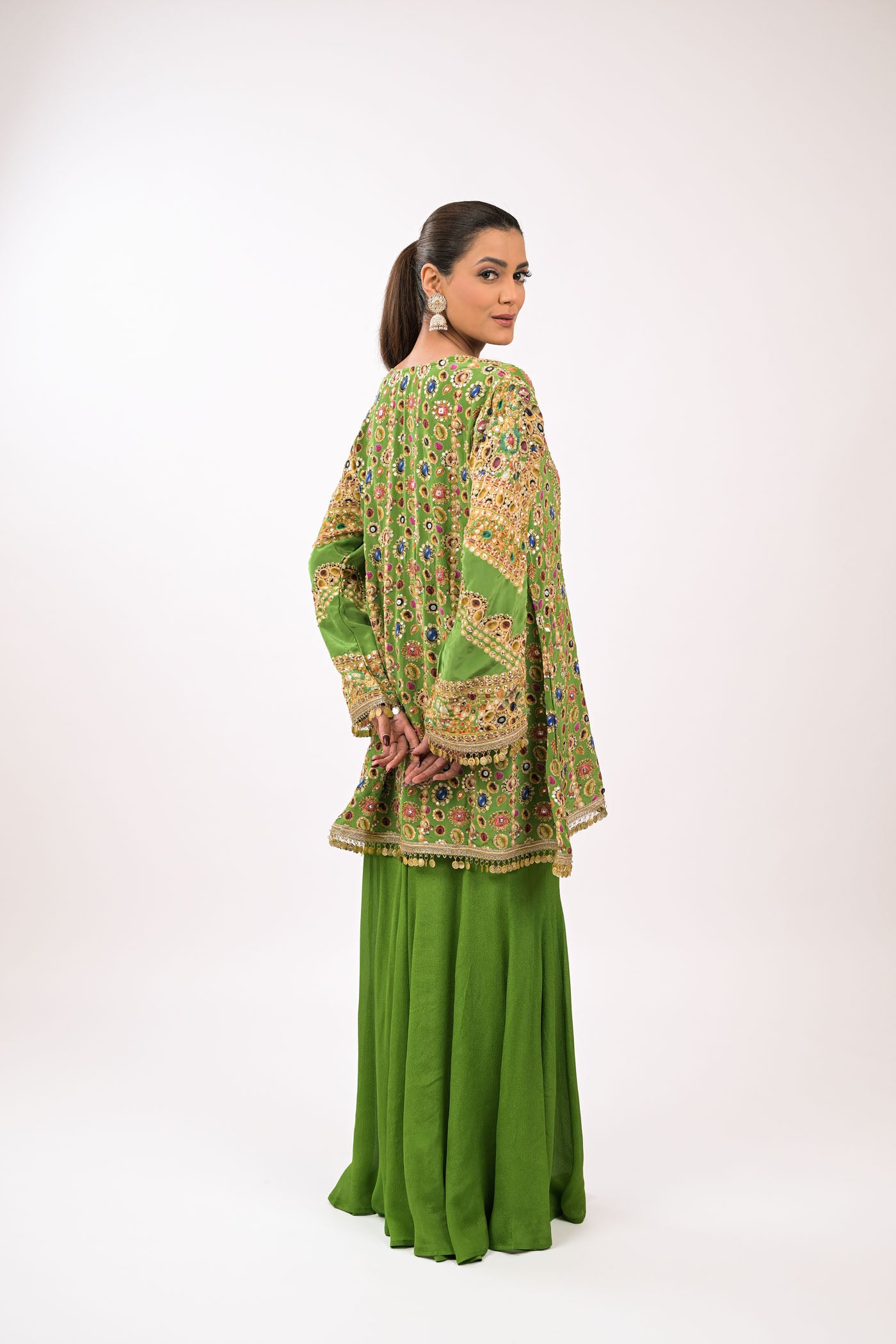 Rangrez Noor Green Co-Ord Set