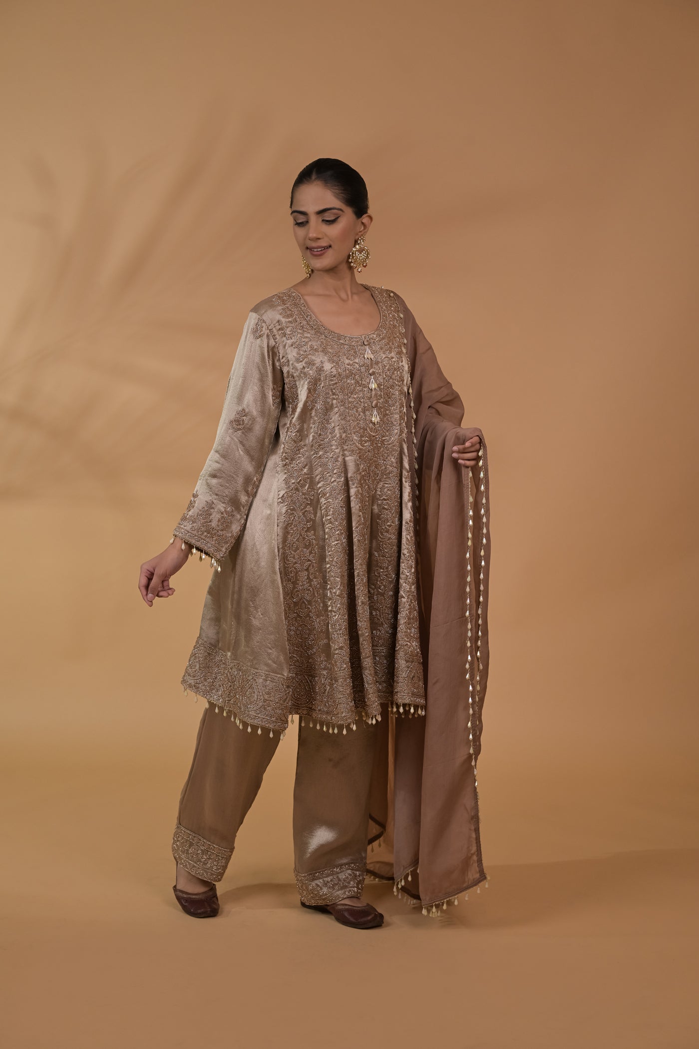 Zaria Peplum Kurta Set