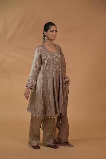 Zaria Peplum Kurta Set