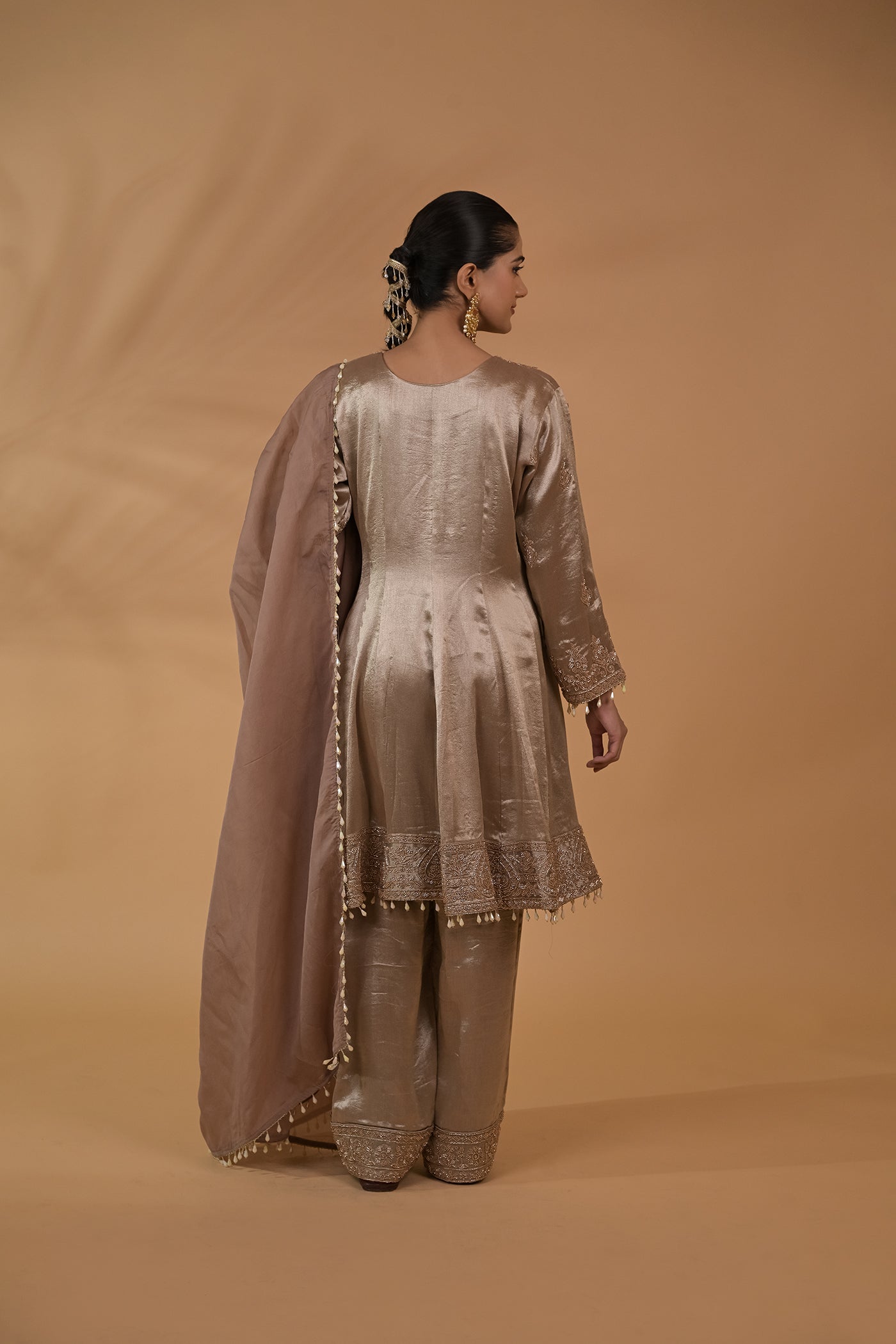 Zaria Peplum Kurta Set