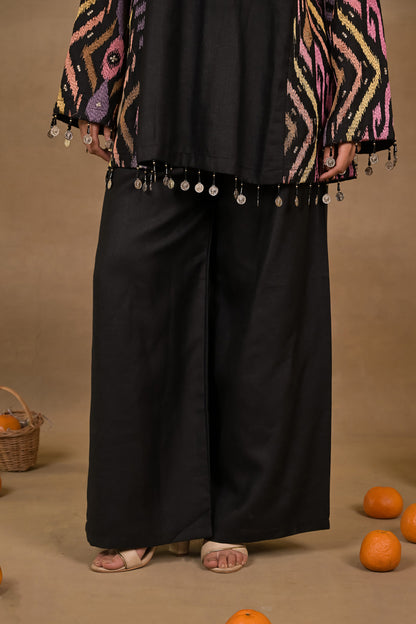 Midnight Prism Linen Co-Ord Set
