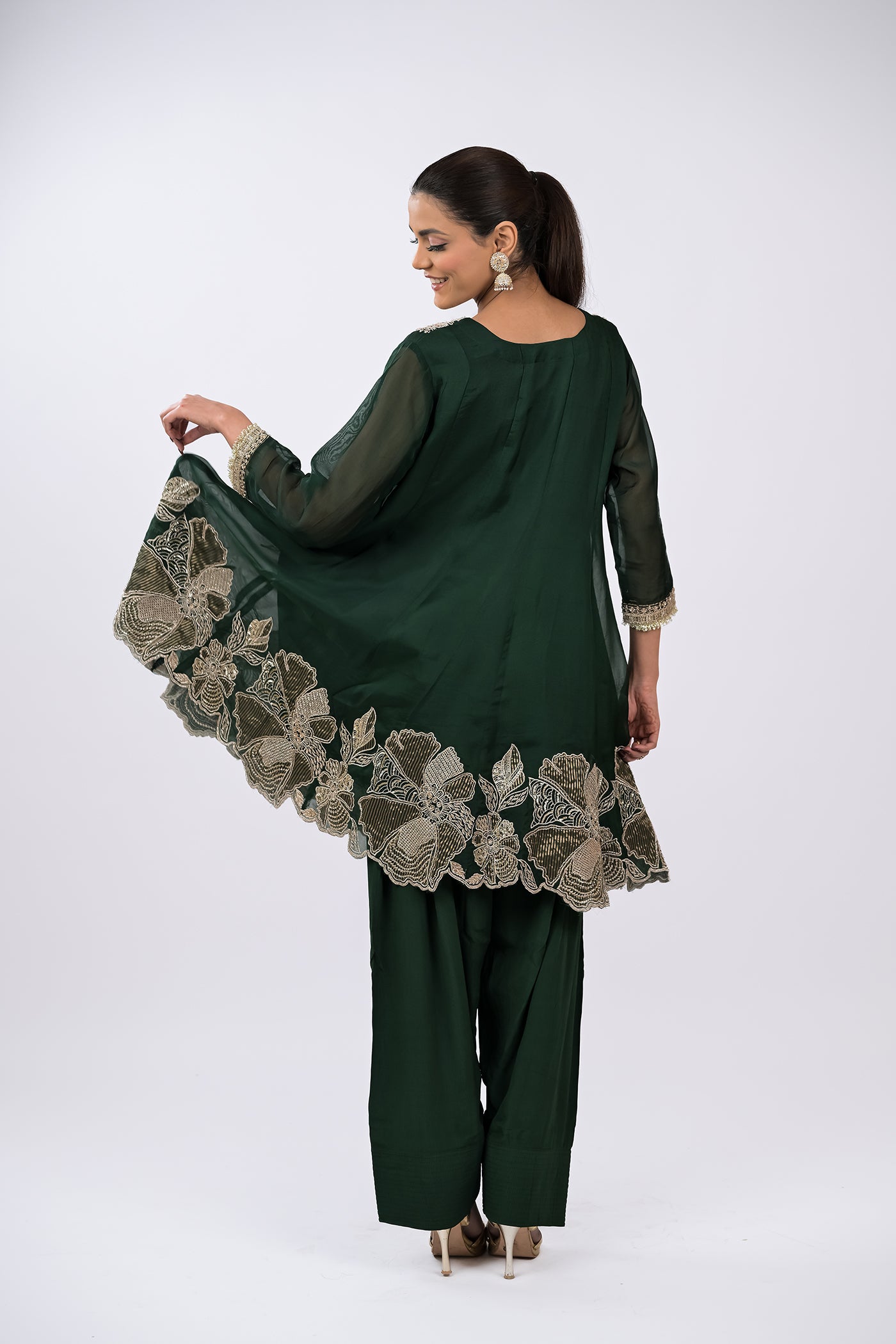 Aarzoo Embroidered Kurta Set with Dupatta