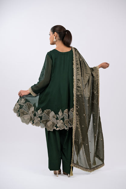 Aarzoo Embroidered Kurta Set with Dupatta