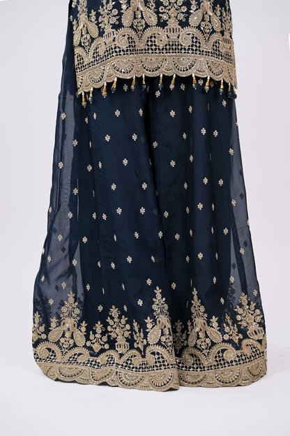 Zareen Embroidered Kurta Set with Dupatta