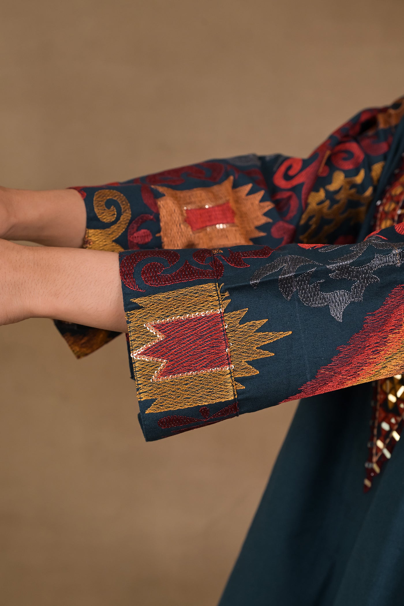 Midnight Mirage Linen Co-Ord Set