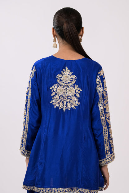 Firoza Embroidered Kurta Set with Dupatta